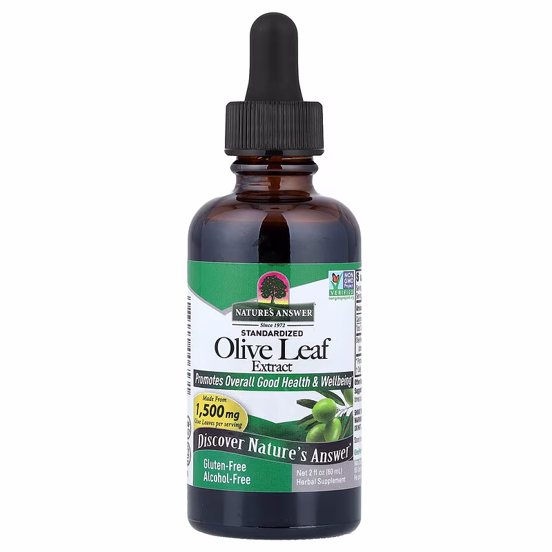 Olive Leaf Extract, Alcohol-Free