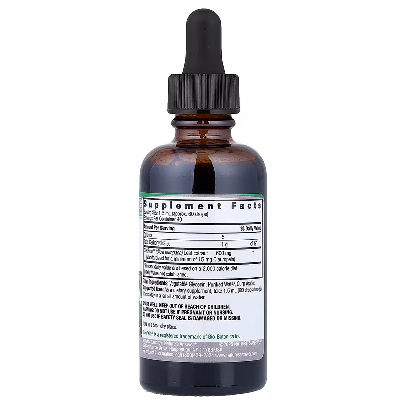 Olive Leaf Extract, Alcohol-Free - Slika 2